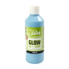 Creativ company glow in the dark verf - lichtblauw, 250ml