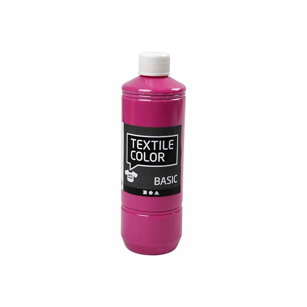Creativ company textielverf - roze, 500ml
