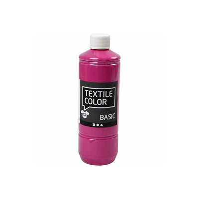 Creativ company textielverf - roze, 500ml