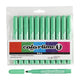 Colortime lichtgroene jumbo stiften, 12st.