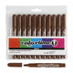 Creativ company bruine jumbo stiften, 12st.