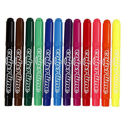 Colortime grootverpakking met 12x24 gekleurde jumbo stiften