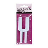 Creativ company pom-pom maker gereedschap - diy pom-pom tool set - zelf pom-poms maken - twee maten: 3 cm 5 cm - set van 2 stuks - handwerk accessoires - creatieve diy set - hobby pakket - afbeelding 2