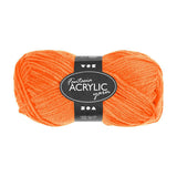 Creativ company acrylgaren neon - neon oranje, 50gr - afbeelding 1