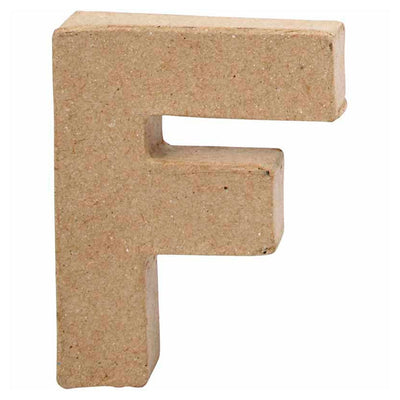 Creativ company letter papier-maché - f, 10cm