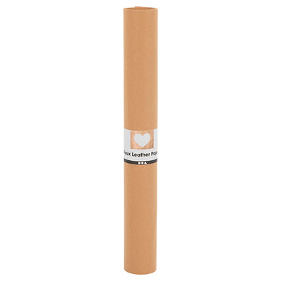 Creativ company faux leather papier lichtbruin, 1mtr.