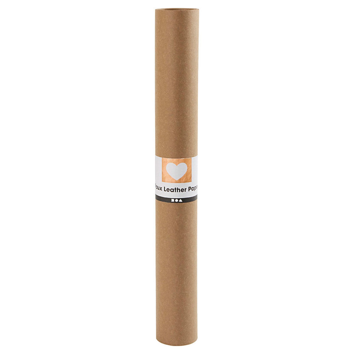 Creativ company faux leather papier donkerbruin, 1mtr.