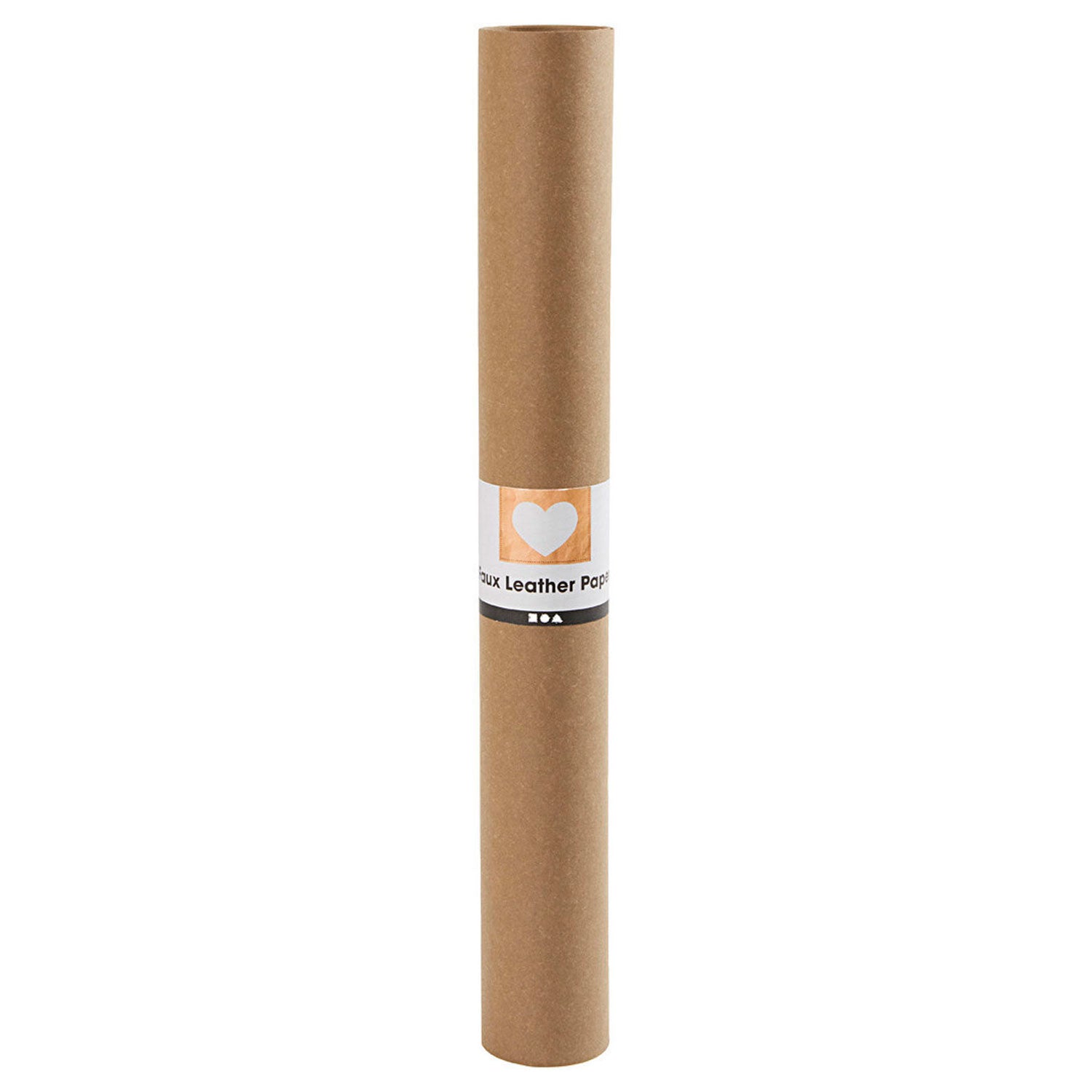 Creativ company faux leather papier donkerbruin, 1mtr.