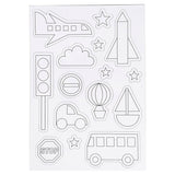 Creativ company kleur je eigen magneten - transport - afbeelding 1
