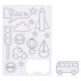 Creativ company kleur je eigen magneten - transport - afbeelding 3