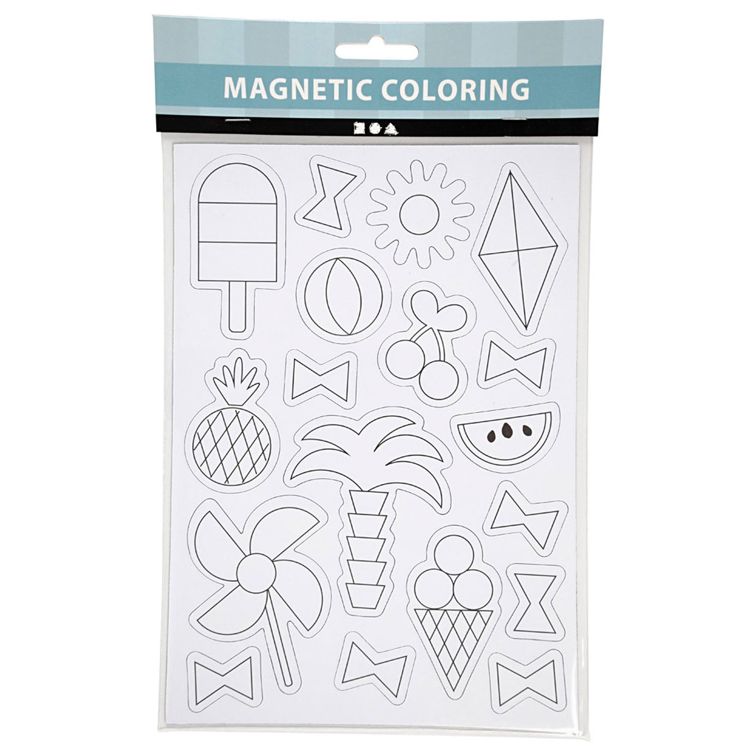 Creativ company kleur je eigen magneten - zomer