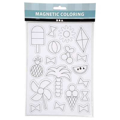 Creativ company kleur je eigen magneten - zomer