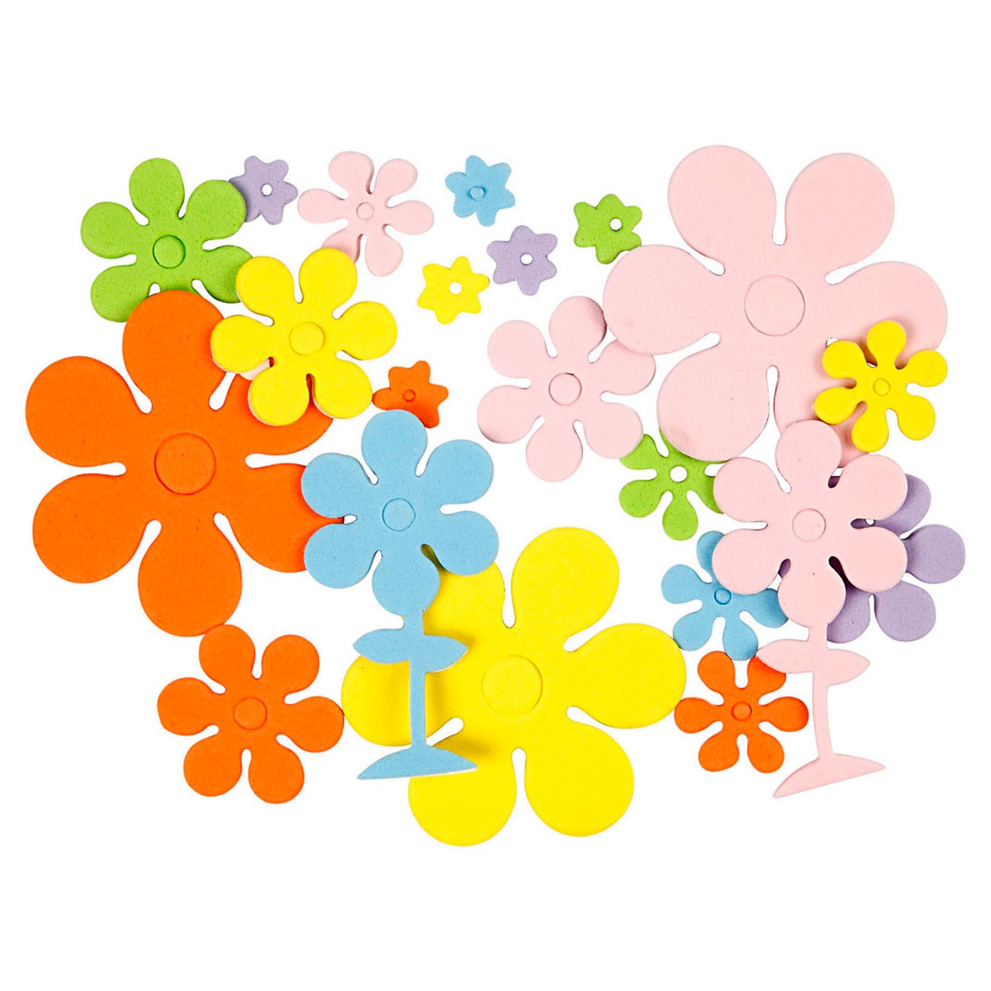 Creativ company foamvormen bloemen, 100st.
