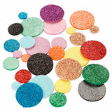 Creativ company creotime foamstickers cirkels glitter 150 stuks - afbeelding 4