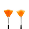 Creativ company gold line waaierpenselen, afm 4+8, l: 29-30 cm, b: 2-3 mm, waaier, 2 stuk 1 doos