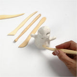 Creativ company modelleer gereedschapset hout, 6dlg. - afbeelding 3
