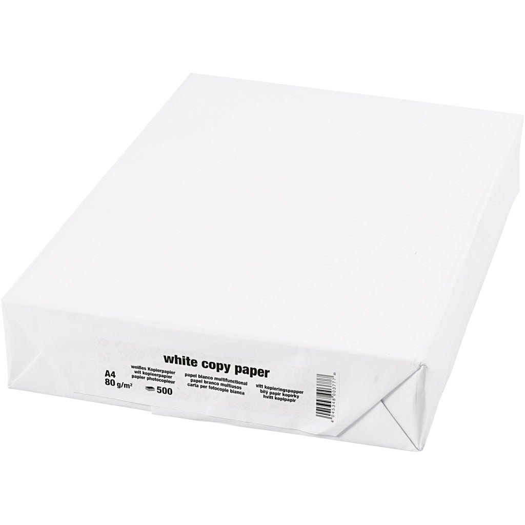 Creativ company tekenpapier of kopieerpapier wit, a4, 500vel