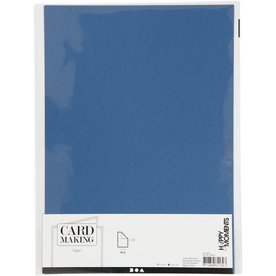 Creativ company papier, a4, vel 210x297 mm, 110 gr, blauw, 20 stuk 1 doos