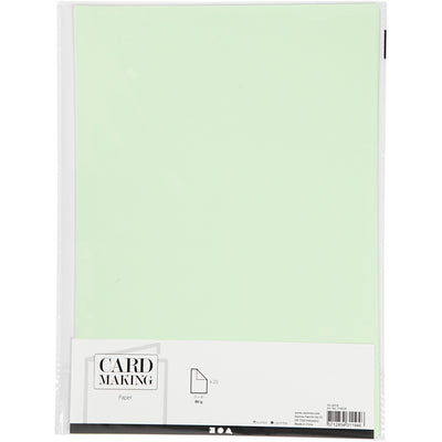 Creativ company papier, a4, vel 210x297 mm, 80 gr, lichtgroen, 20 stuk 1 doos