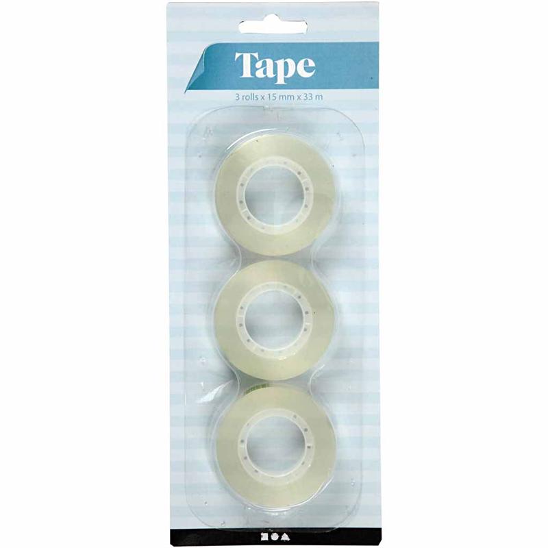 Creativ company plakband, b: 15 mm, 99 m, 3x33 m 1 doos