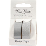 Creativ company masking tape zilver 2m, 2st. - afbeelding 2