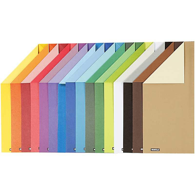 Creativ company https: www.cchobby.nl color-bar-papier-a4-vel-210x297-mm-100-gr-16-div-vellen-1-doos