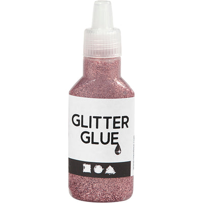 Creativ company glitterlijm roze, 25ml