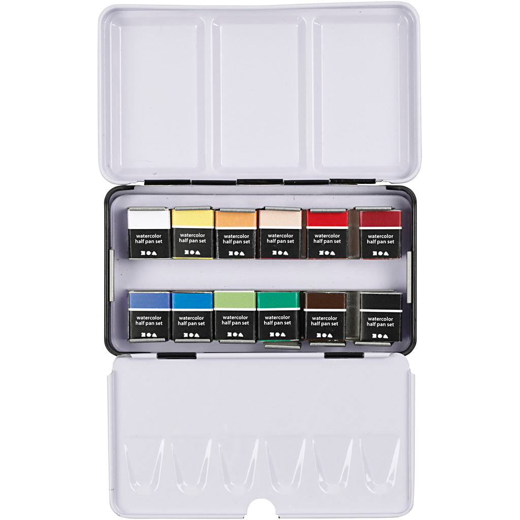 Creativ Company Art Aqua Aquarelverf, 12 Kleuren