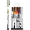 Creativ company krijt markers pastelkleuren, 5st.