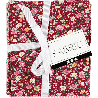 Creativ company patchwork stof roze 45x55cm, 4st.