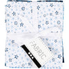Creativ company patchwork stof blauw 45x55cm, 4st.
