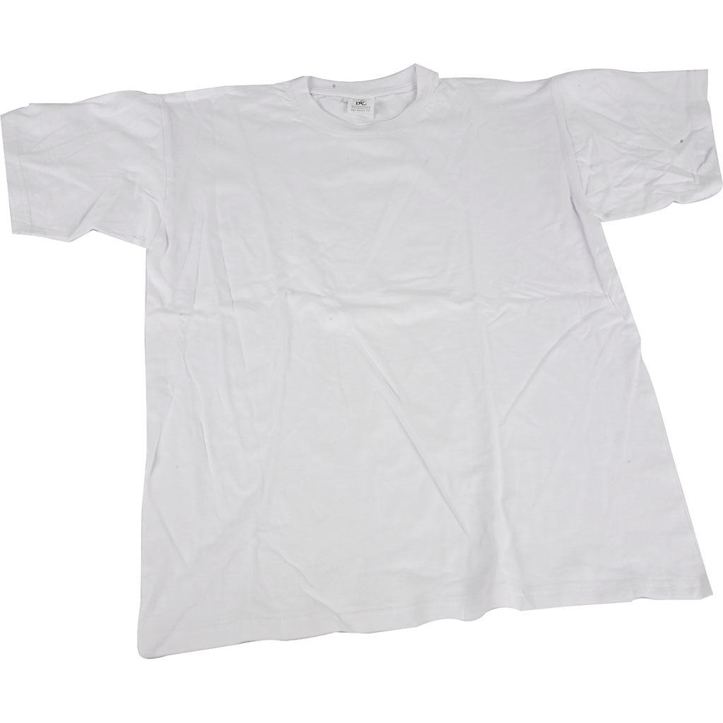 Creativ company t-shirt wit met ronde hals katoen, 7-8 jaar