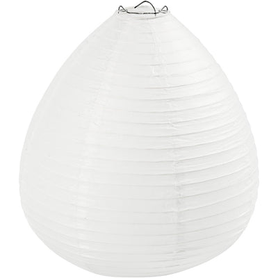 Creativ company rijstpapier lamp wit druppel, 27cm