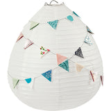 Creativ company cc papieren lamp druppel 25x27 cm wit - afbeelding 5