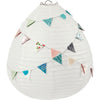 Creativ company rijstpapier lamp wit druppel, 27cm