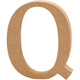 Creativ company letter q mdf 13cm, 1st.