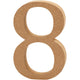 Creativ company cijfer 8 mdf 13cm, 1st.