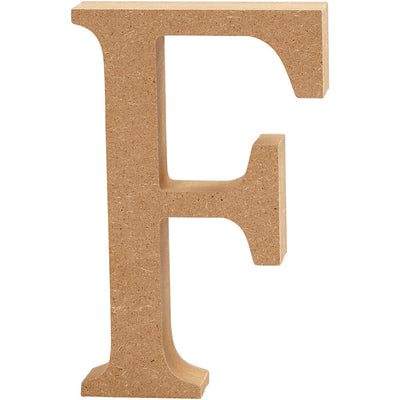 Creativ company letter f mdf 8cm, 1st.