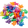 Creativ company figuur kralen parelmoer keuren in pot, 220st.