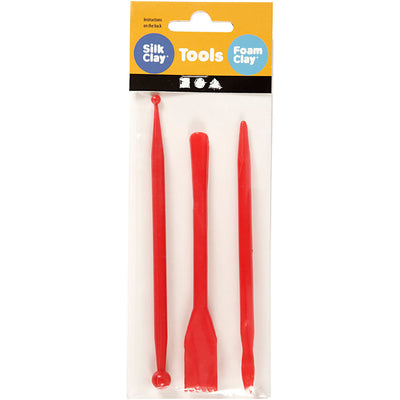 Creativ company boetseergereedschap rood, 3st.