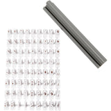 Creativ company https: www.cchobby.nl stempelset-van-rubber-letters-cijfers-h-6-mm-wit-1-set - afbeelding 3