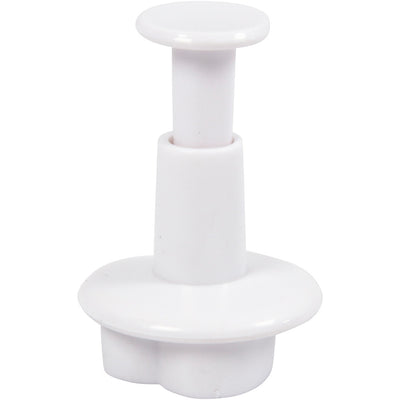 Creativ company uitsteekvormen met stempel, hart, d 2+2,3+3 cm, wit, 3 stuk 1 doos