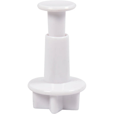 Creativ company uitsteekvormen met stempel, ster, d 2,1+2,3+2,6 cm, wit, 3 stuk 1 doos