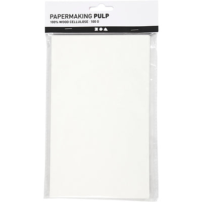 Creativ Company Papier Pulp Off-white 20x12cm, 100gr