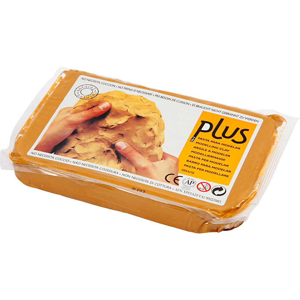 Zelfhardende Klei, Currykleur, 1000 gr