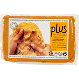 Creativ company zelfhardende klei, currykleur, 1000 gr - afbeelding 1