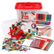 Creativ company hobbybox rood met creatieve materialen