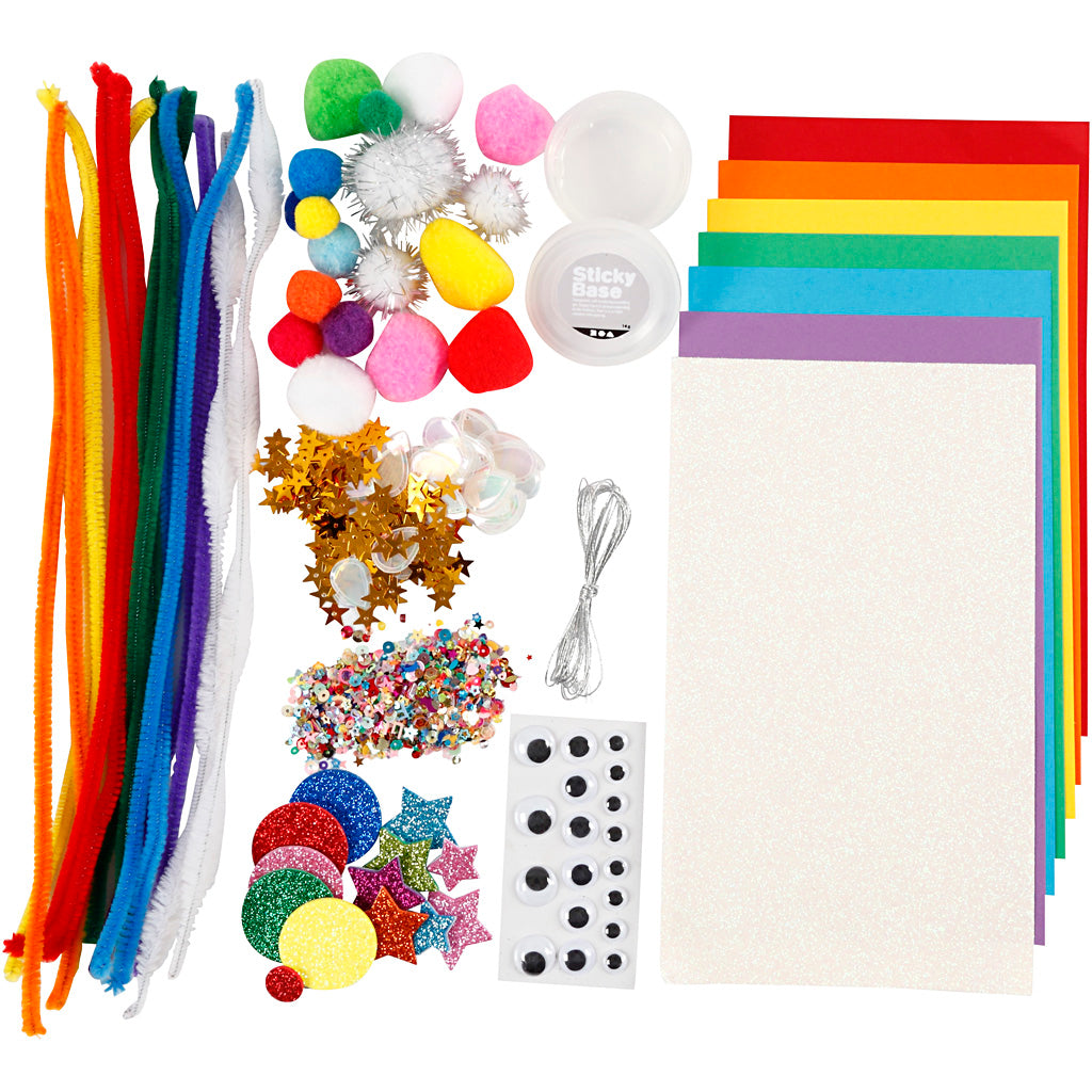 Creativ company hobby basismaterialen regenboog set