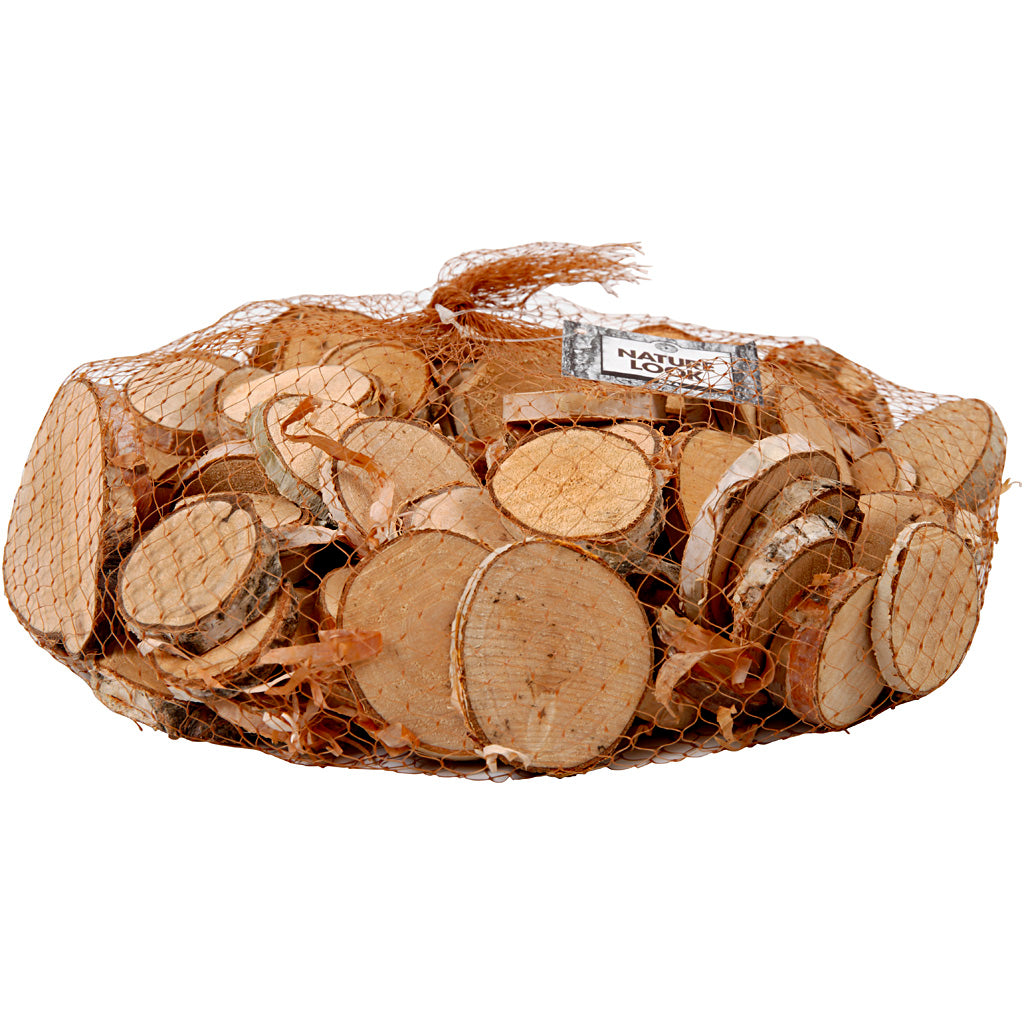 Creativ company creotime hout mix, d: 25-45 mm, 600 gr