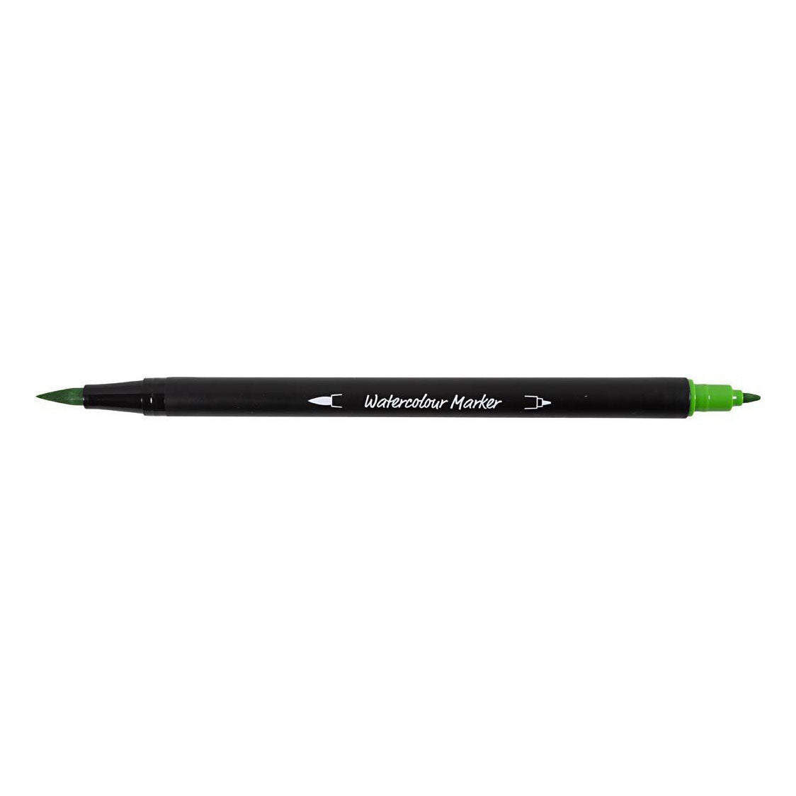 Creativ company dubbelzijdige aquarel marker standaard kleuren, 12st.